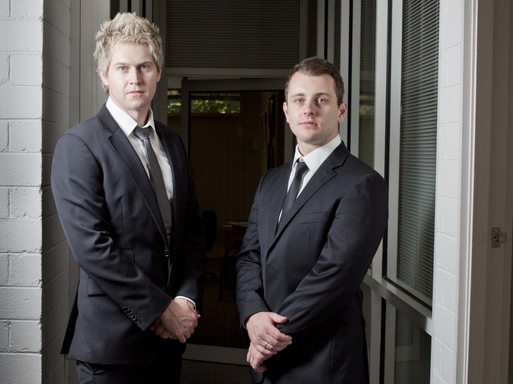 Ship2Anywhere co-founders L-R Michael Teasdale, Jack Fitzgerald