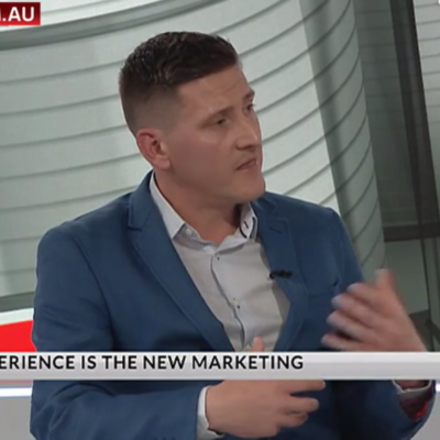 Pure Public Relations client, Mark Larner from Mood Media Australia, on Sky Business News Marketing Matters TV